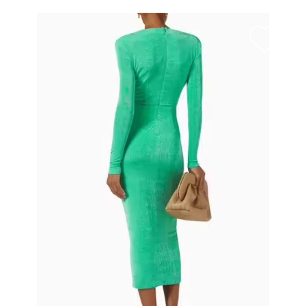 MISHA Francis Dress in Vivid Jade - Picture 3 of 11